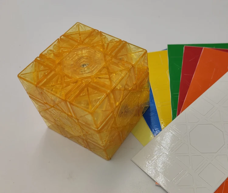 Dayan Bagua Cube Stickerless/Primary/Transprent оранжевый куб головоломка Cubo Magico образовательная