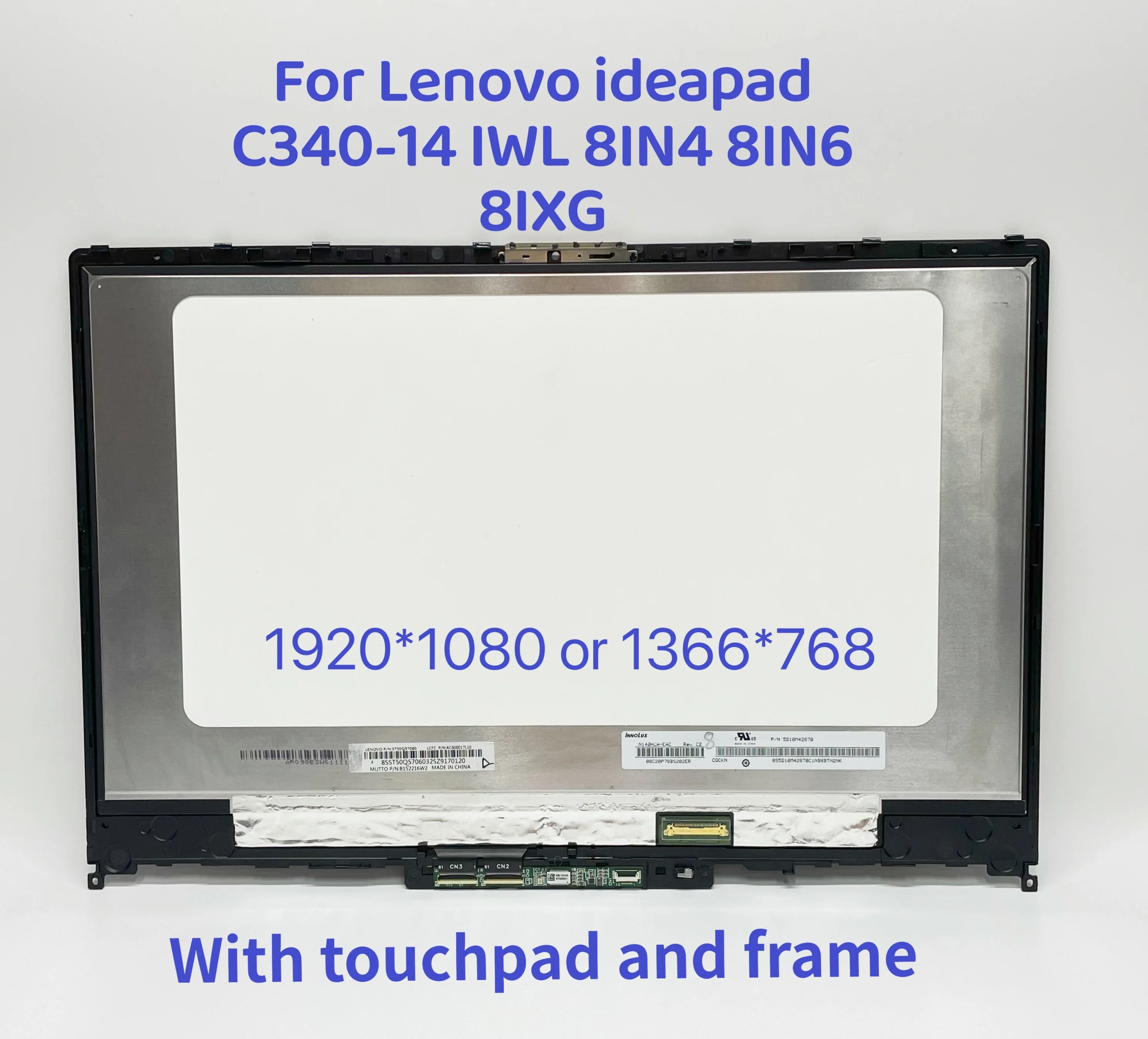 Сенсорный ЖК-экран 14 0 дюйма для Lenovo ideaPad C340-14IWL 14API 14IML FLEX-14IWL 81N4 81N6 81TK 81SQ 81SS 81XG -