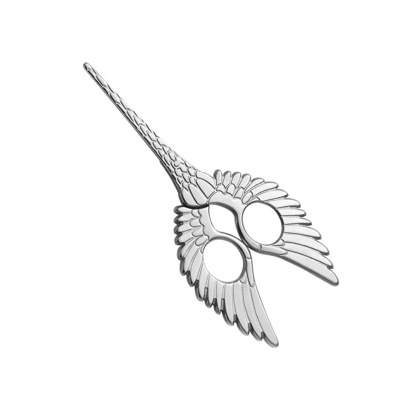 Новые ножницы для шитья в стиле ретро из нержавеющей стали, портновские ножницы для вышивания, бытовые тканевые Офисные ножницы, инструменты для шитья - Цвет: Silver