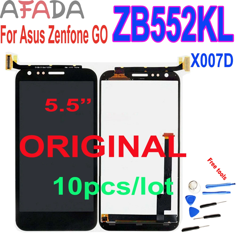 5 шт./лот оригинальный &quotдля Asus Zenfone GO ZB552KL X007D сенсорный ЖК экран для дисплей в