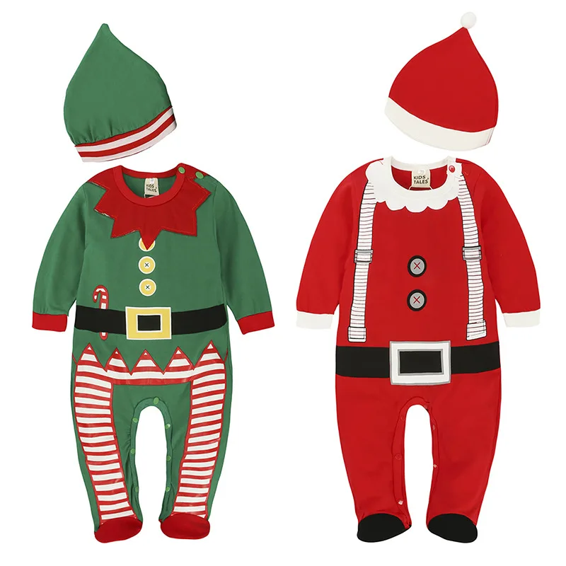 

2020 new children's Christmas pajamas fashion newborn baby cute jumpsuit toddlers sleepers baby sleepwear girl baby boy pajamas