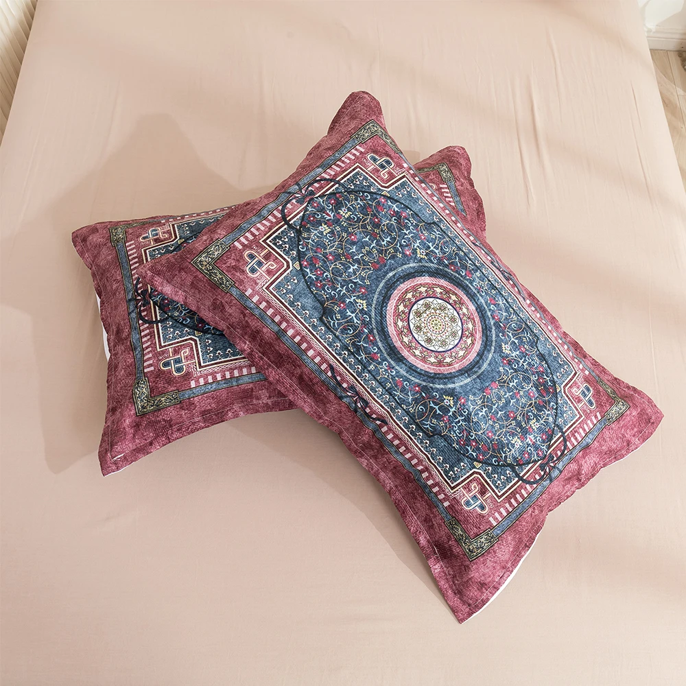 

Bohemian Style Duvet Cover Hippie Mandala Bedding Set Decorative Exotic Floral Housse De Couette for Boys Girls Kids Room Decor