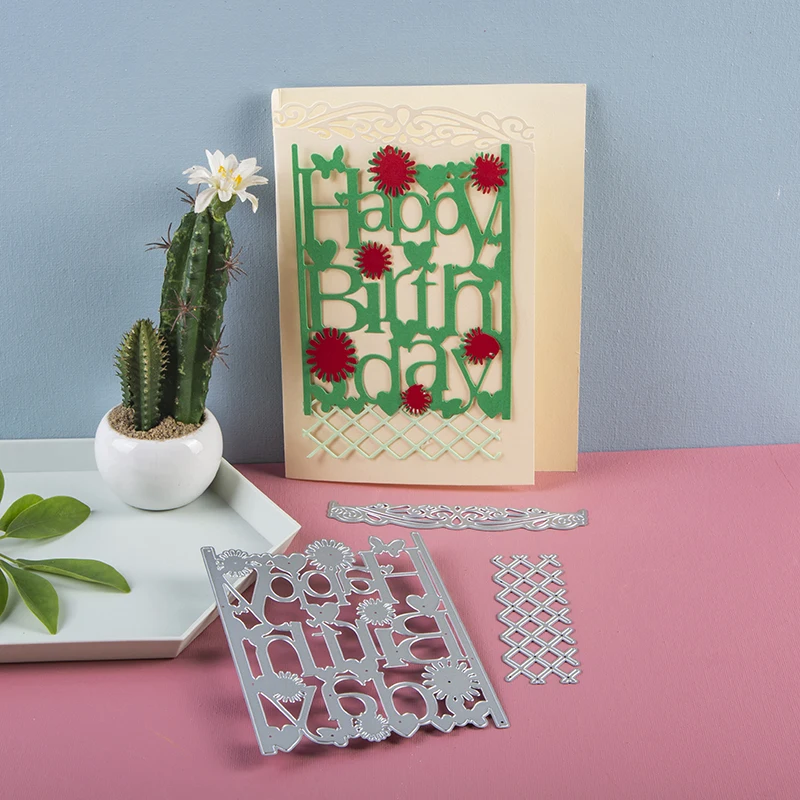 

Штампы для рукоделия, кружевная сетчатая полоса, рамка на день рождения, металлические штампы для резки, скрапбукинга, штампы, бумажный нож, ...