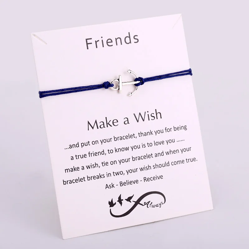 Мужские и женские браслеты темно синего цвета с принтом в виде карт красные