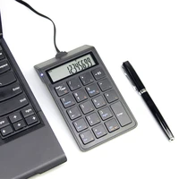 wired numeric keypad and calculator 2 in 1 number pad keyboard with 12 digit lcd display for pc laptop