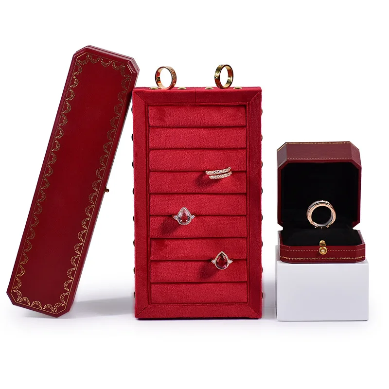 Creative Willow Flannel Jewelry Tray Jewelry Display Tray Ring Earrings Jewelry Storage Tray jewlery organizer