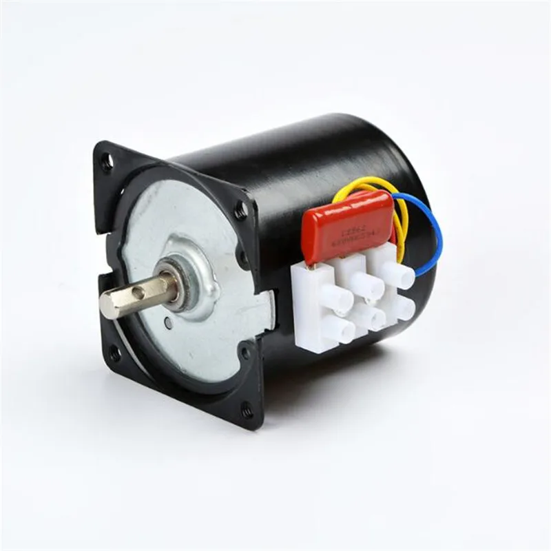 

Free Shipping 1.5rpm-99rpm 220V AC 14W Gear Motor 60KTYZ Permanent Magnetic Synchronism Lage Snelheid Grote Koppel Kleine Motor