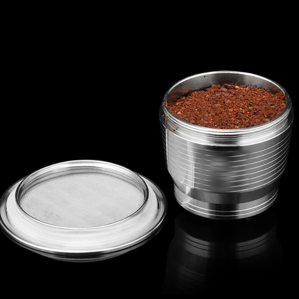 Кофе капсулы чашки с ложка кисточка Нержавеющая сталь жирных квадратное