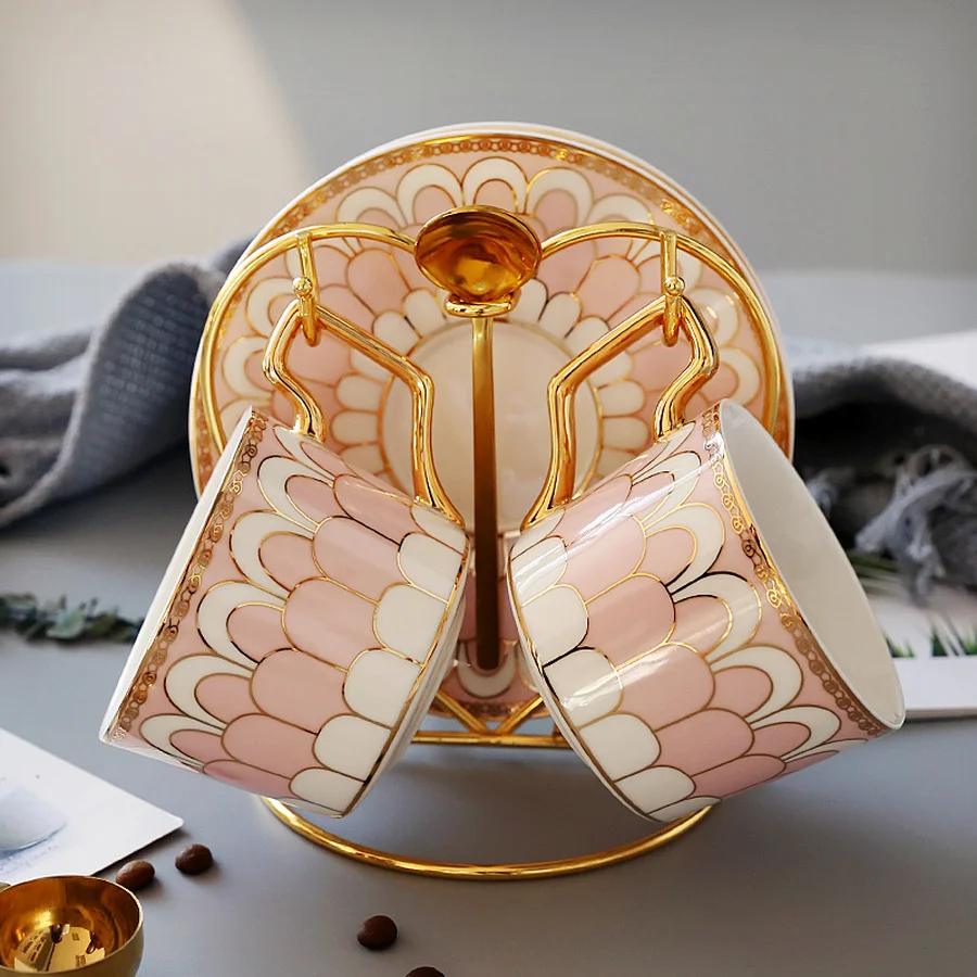 Европейский керамический чайный кофейный сервиз английский Королевский