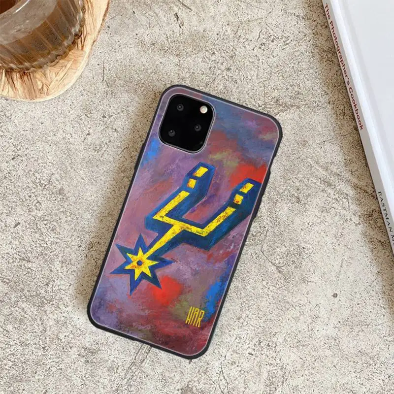 

The Spurs Basketball Team Phone Cases For Iphone 6 6s 7 8 Plus XR X XS XSmax 11 12 Pro Mini Max