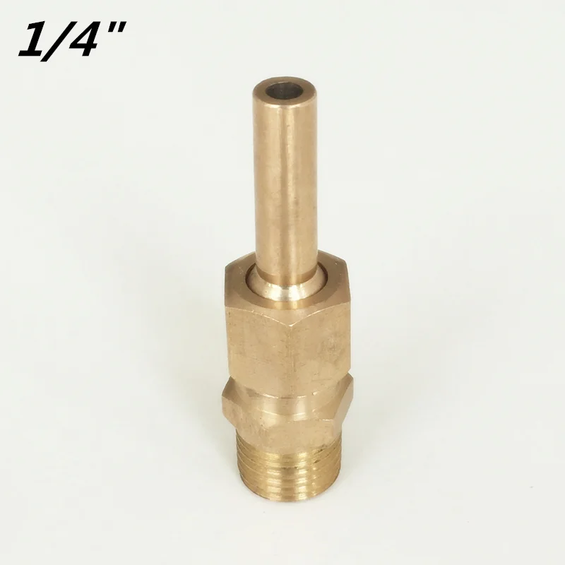 10 шт. в упаковке) 1/" 1/4" 3/" 1/2" 3/" Латунные струящиеся форсунки фонтана для сада пруда бассейна - Цвет: 1l4