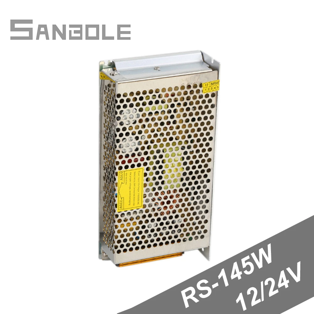 RS 145 12 импульсный источник питания DC в 145W Alimentation 12V12A Регулируемый светодиодный