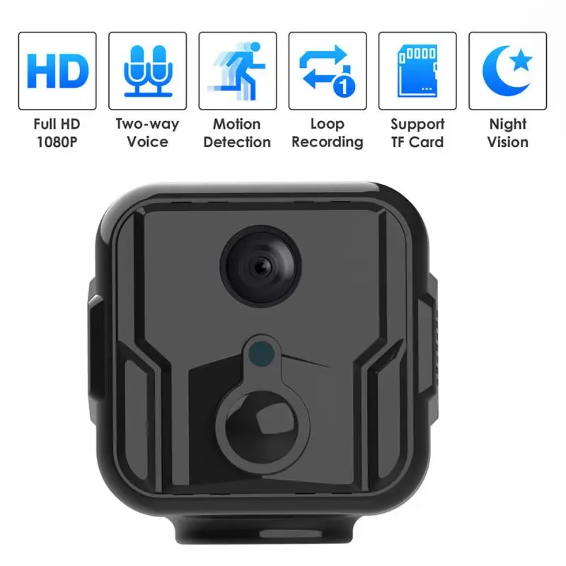 

IP Wifi Mini Camera Surveillance Cameras Remote Control Monitoring Security Protection Detection 1080p CamcordersTwo Way Audio