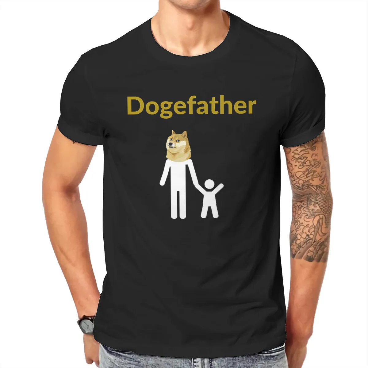 

Summer Men's T-shirt Dog Head Animal Graphic Print Fashion Harajuku Short Sleeve Casual Top Oversized Men's Graphic T-shirt