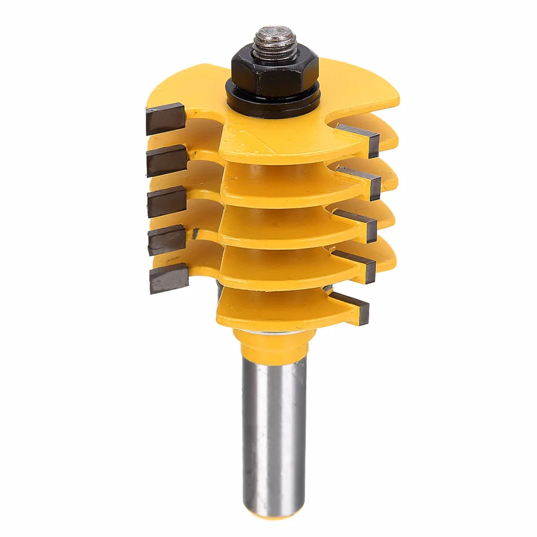 

1/2" Shank Adjustable Box & Finger Joint Router Bit Wood Cutter Milling Cutter For Woodworking Engraving Tool
