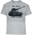 Kampfpanzer, тигр, вермахт, легенда о стиле, немецкий Рейх, летняя Мужская модная тонкая футболка с круглым вырезом и коротким рукавом