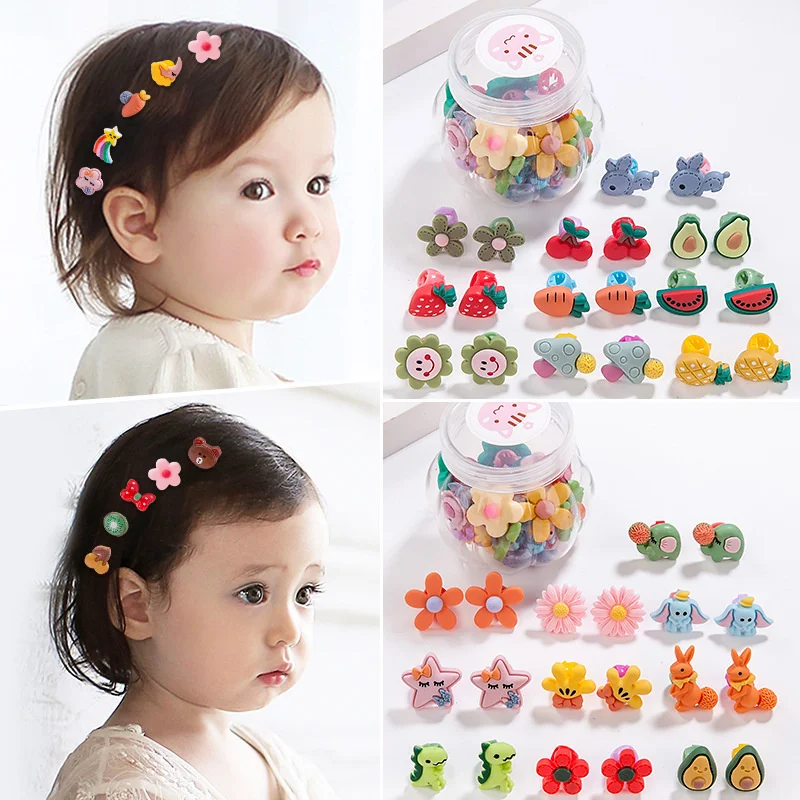 

20pcs/set Children's hairpin small clip girl's headdress Princess cute clip Korean headdress baby hairpin girl's headdress