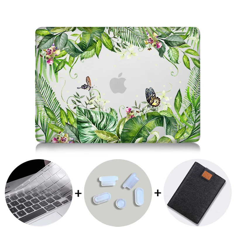 MB02 MTT чехол для ноутбука с цветочным узором и кристаллами для Macbook Air 11 13 Pro retina 13 15 дюймов с сенсорной панелью, Жесткий Чехол для ноутбука - Цвет: MB02