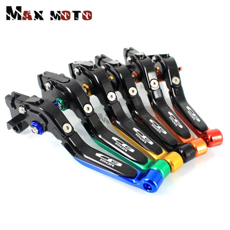 

For HONDA CB150R CB 150R CB150 R 2017 2018 Motorcycle Accessories Folding Extendable Adjustable Brake Clutch Levers logo CB150R