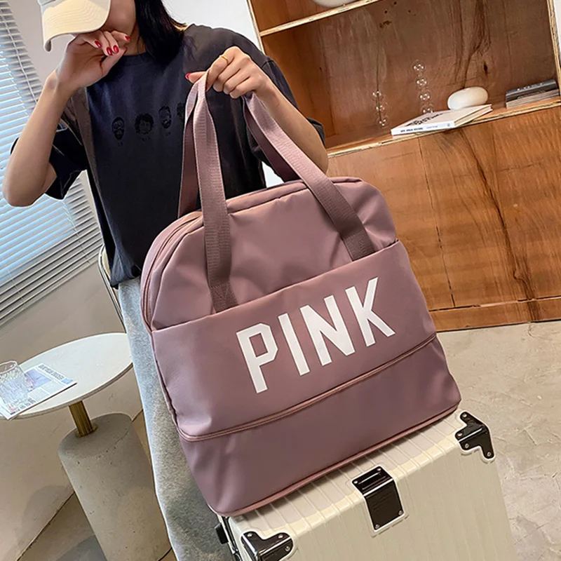 Дорожные сумки на плечо из ткани Оксфорд унисекс модная вместительная сумка для