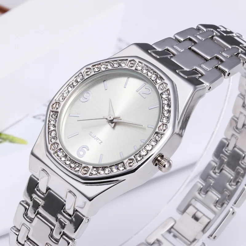 Женские часы 2019 Модные Аналоговые кварцевые круглые наручные с ремешком из