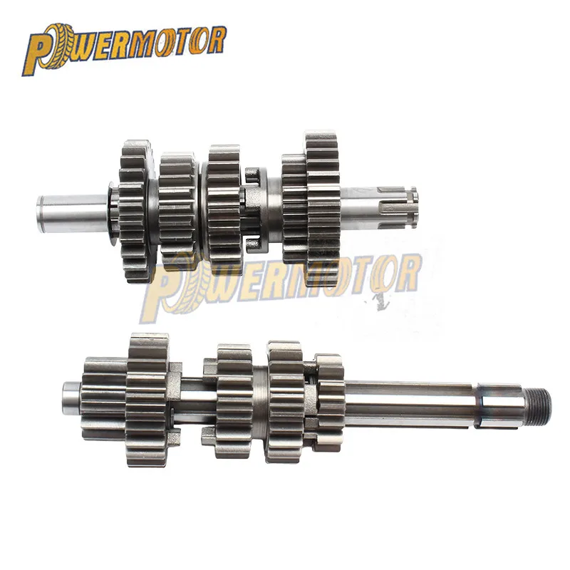 

Motorcycle Gear Box Main Counter Shafts For Zongshen 2V Z190 190cc engine the code No.: ZS1P62YML-2 Pit Dirt Bike