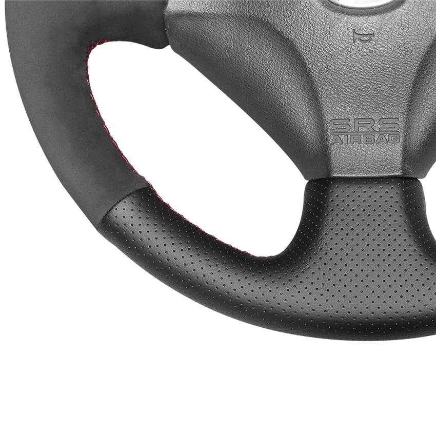 MEWANT черная замшевая накладка на руль из натуральной кожи для Honda S2000 2000 2008 Civic Si 2002