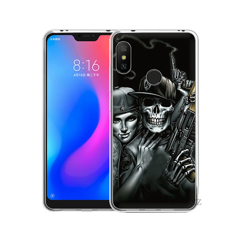 Чехол для телефона Grim Reaper Skull Skeleton Luxury Xiaomi Redmi Mi 4 5 6 8 4X 5A Note Pro S2 F1 Lite Se Mix |