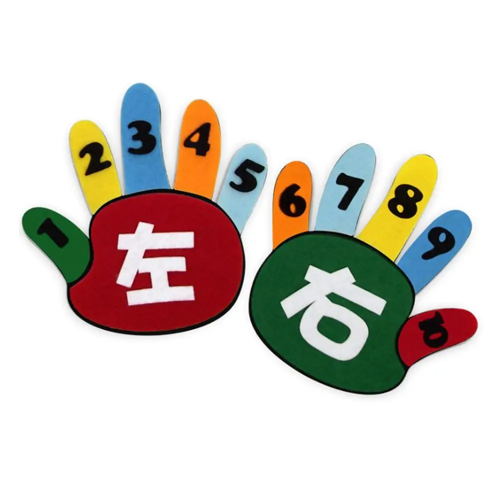 Детская Войлочная игрушка для пальцев ручной работы нетканые материалы цифровые