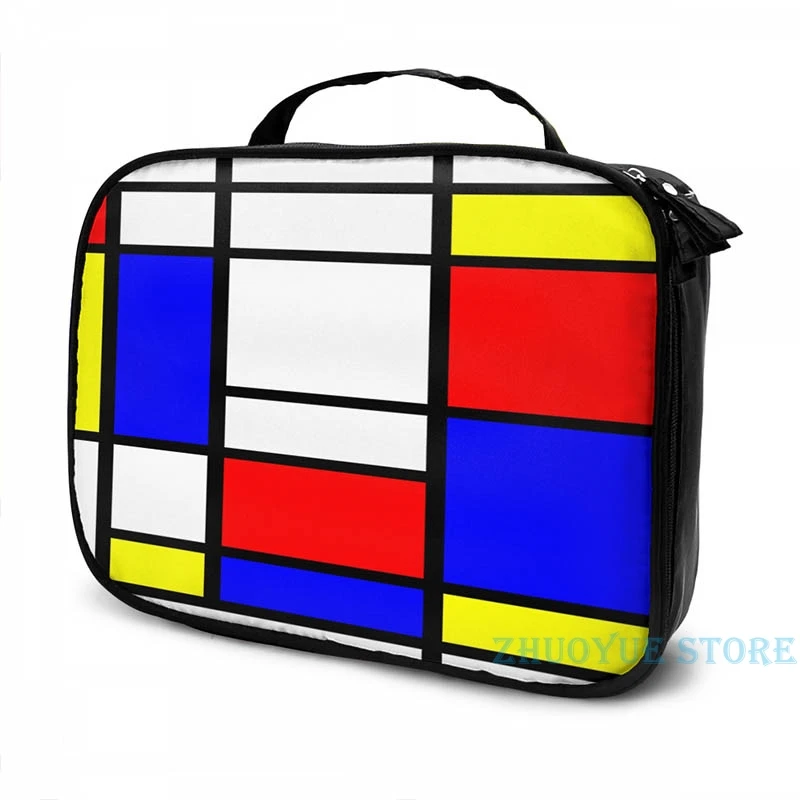 Забавный графический принт Mondrian (4) рюкзак с USB-зарядкой для мужчин и женщин