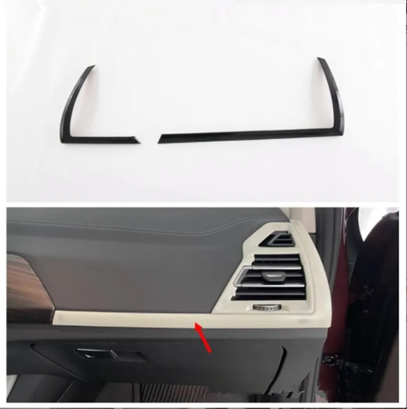 

Fit For BMW X3 2018-2022 ABS Carbon Fiber Car Dashboard Left Right Panel Cover Trim Sticker Car Styling