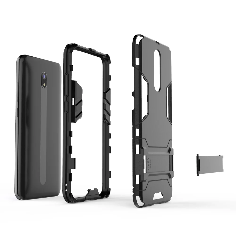 OUDINI для Xiaomi Redmi 8 8A задняя крышка Подставка Броня противоударный чехол