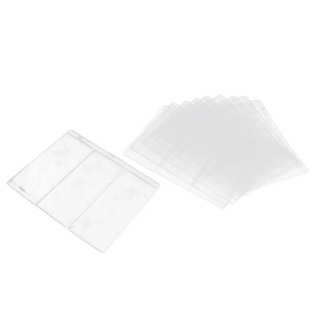 10 Pcs Trading Cards Foil Pockets Accessories Empty Scrapbook | Photo Albums