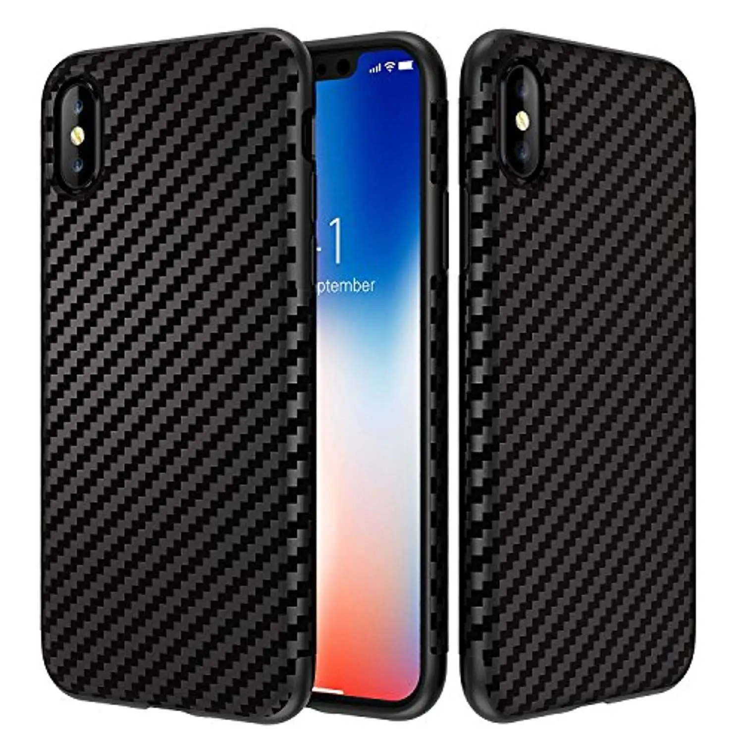 Силиконовые чехлы из углеродного волокна для iphone XS MAX XR X SE 5 5S 6 6s 7 чехол бампера Caso
