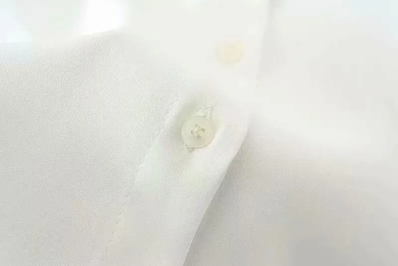 

Plus size chiffon solid sky blue navy white bow women loose shirts 2021 spring autumn NEW ladies blouse female tops oversize