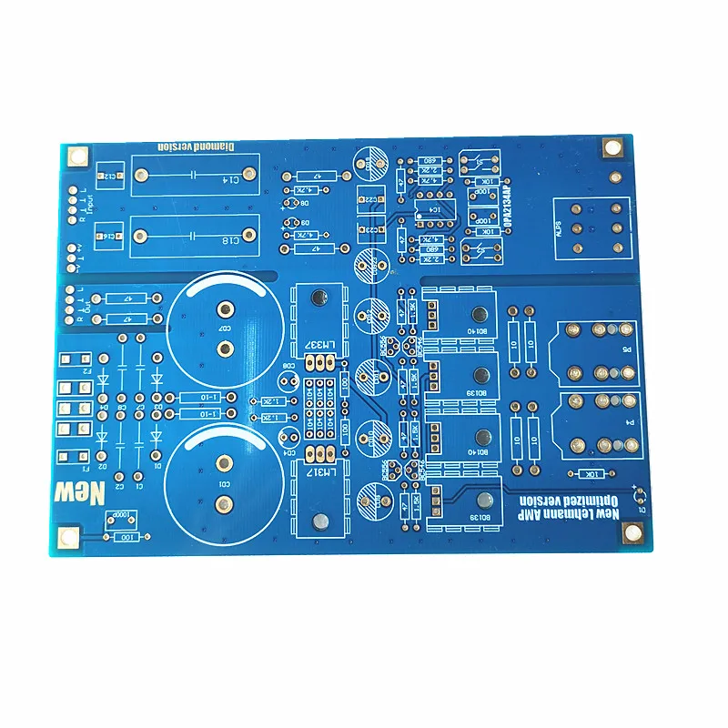 

Lehman headphone power amplifier PCB does not contain electronic components