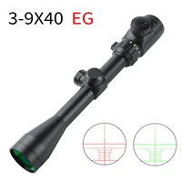 bu 3 9x40 eg tactical rifle scopes crossbow reticle riflescope spotting scope for hunting optical collimator gun sight red green