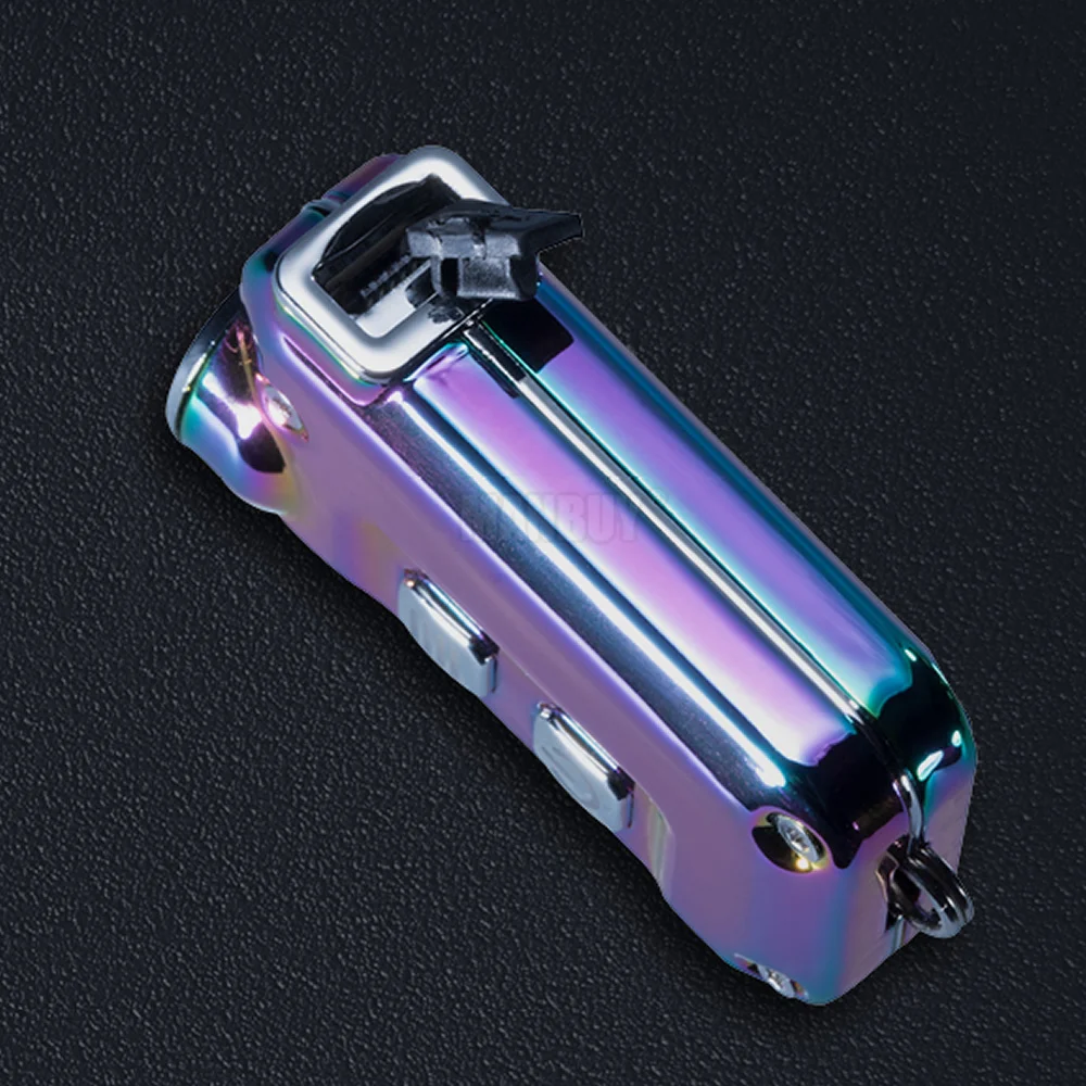 Nitecore Тини SS USB перезаряжаемые из нержавеющей стали светодиодная подсветка ключа