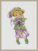 Beautiful girl 4 Рукоделие 14CT 16CT 18CT вышивка крестиком, сделай сам счет вышивки крестом, набор вышивки, красивая девушка - Цвет: Beautiful girl 4