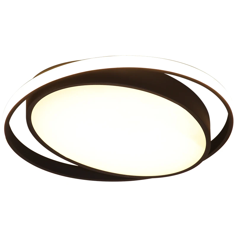 

NEO Gleam White/Black Color Modern led ceiling lights for living room bedroom study room home Round Ceiling Lamp Free Shipping