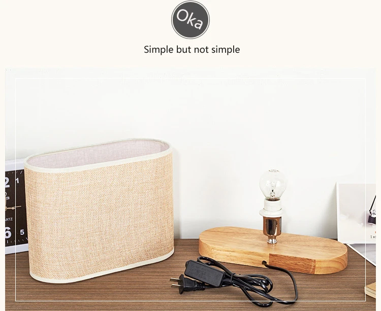 Скандинавские деревянные светодиодные настольные лампы, тканевый абажур, Настольные светильники для гостиной, прикроватная настольная лампа, лампы для чтения, Декор, приспособление
