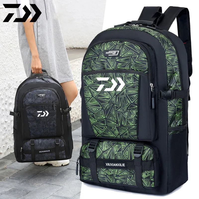

2021 Daiwa Men Women Outdoor Military Army Tactical Backpack Trekking Sport Travel Rucksacks Camping Hiking Fishing Bags