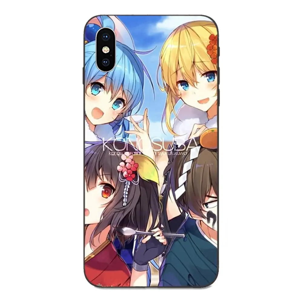 Японское аниме сексуальная девушка коносуба для Galaxy C5 C7 J1 J2 J3 J330 J5 J6 J7 J730 M20 M30 Ace Core