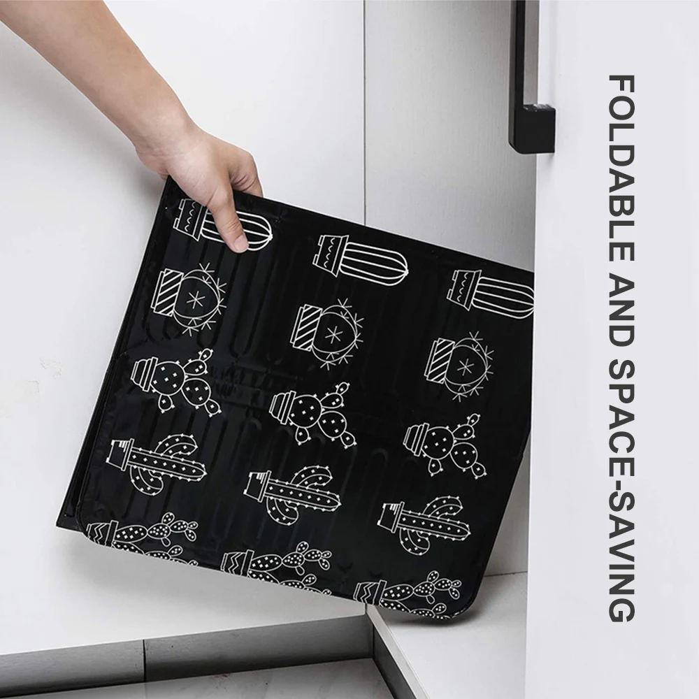 

Foldable Cooking Frying Oil Splash Foil Screen Cover Guard Shield Kitchenware Tool Cactus Splatter Shield
