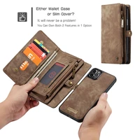 caseme original flip case for iphone 11 pro retro magnetic credit card stand wallet case for iphone 11 pro max 6 7 8 plus cover