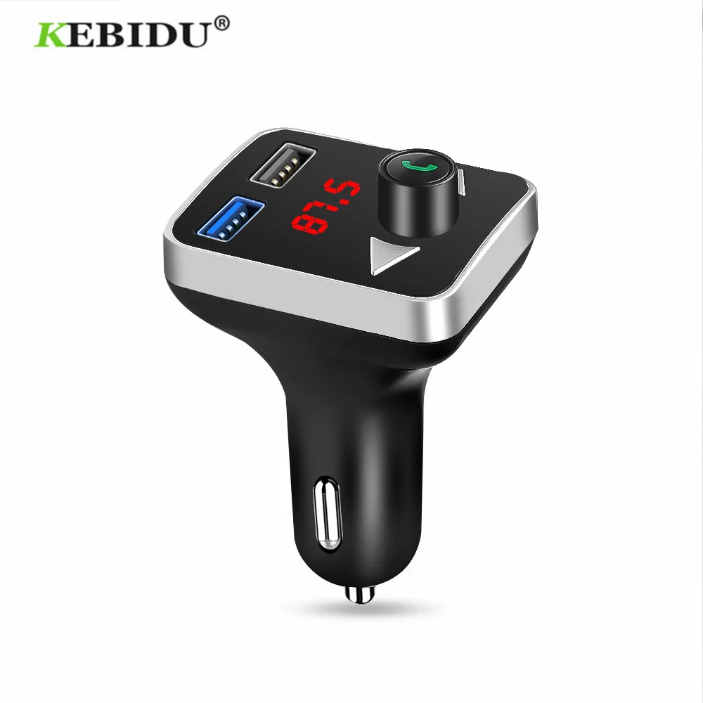 Беспроводной автомобильный fm передатчик KEBIDU с Bluetooth громкая связь аудиоприемник
