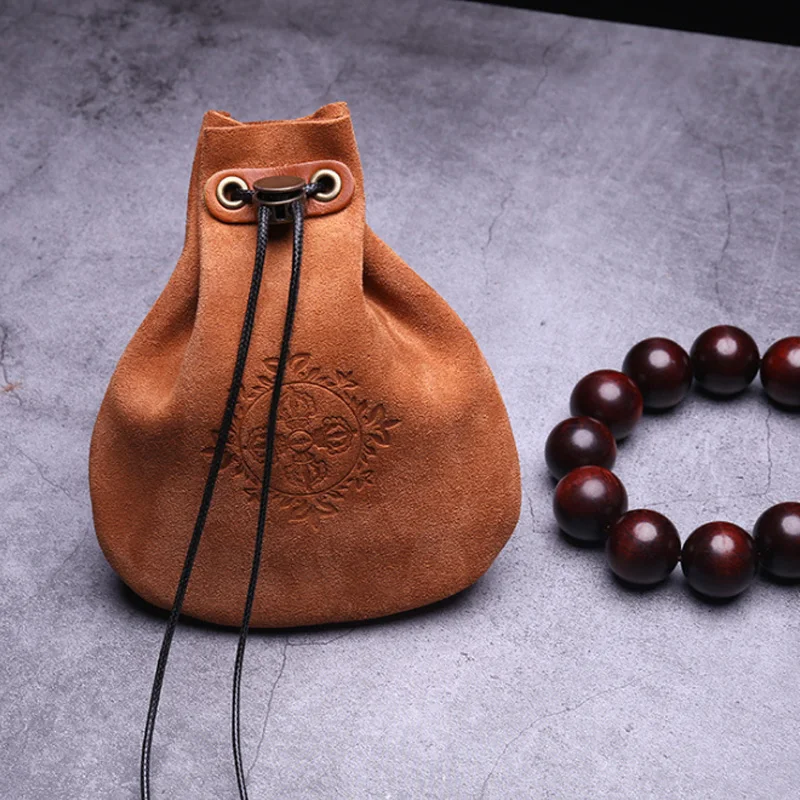 Уличная кожаная сумка для монет на шнурке сумки упаковки ювелирных изделий Calabash |