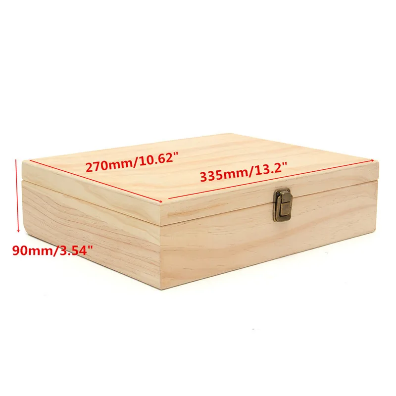 

64 Grids Essential Oil Bottle Wooden Storage Box Wooden Aromatherapy Bottles Storage Organizer Jewelry Treasure Case