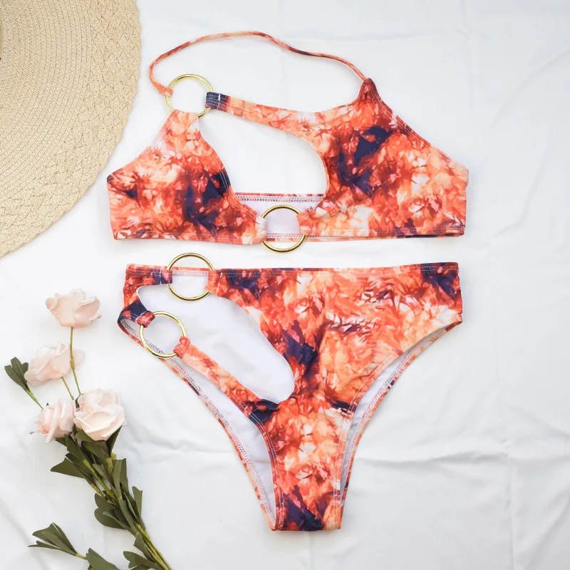 

Women's Swimwear 2021 New Two-Piece Suit European and American Sexy Bikini Women's Swimsuit
