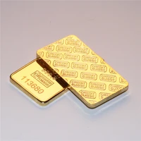 laser numer free high quality fine gold replica bullion 999 gold plated bar 500pcslot dhl free shipping